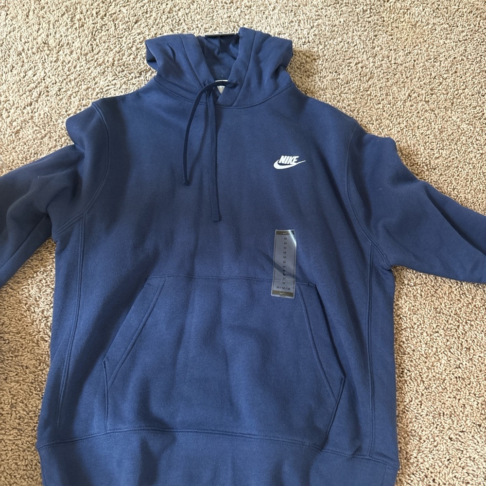 Nike Men's Deep Blue Pullover Hoodie
